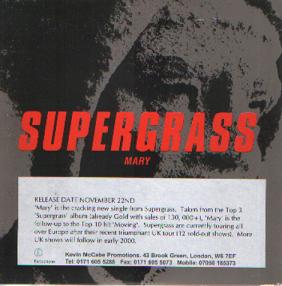 Supergrass – Mary (PCDS)