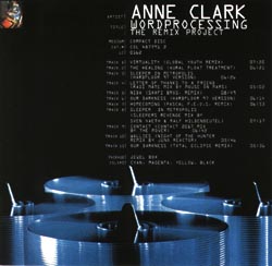 Anne Clark – Wordprocessing: The Remix Project (CD)