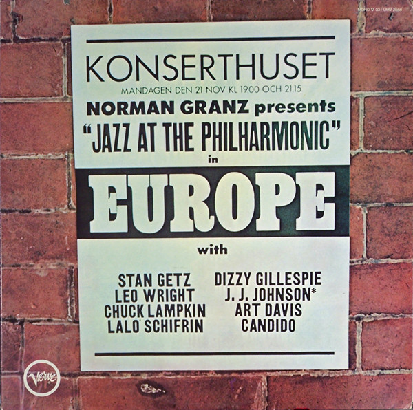Válogatás - Norman Granz Presents Jazz At The Philharmonic In Europe