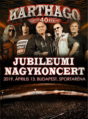 Karthago – Együtt 40 Éve: Jubileumi Nagykoncert 2019.04.13. (DVD)