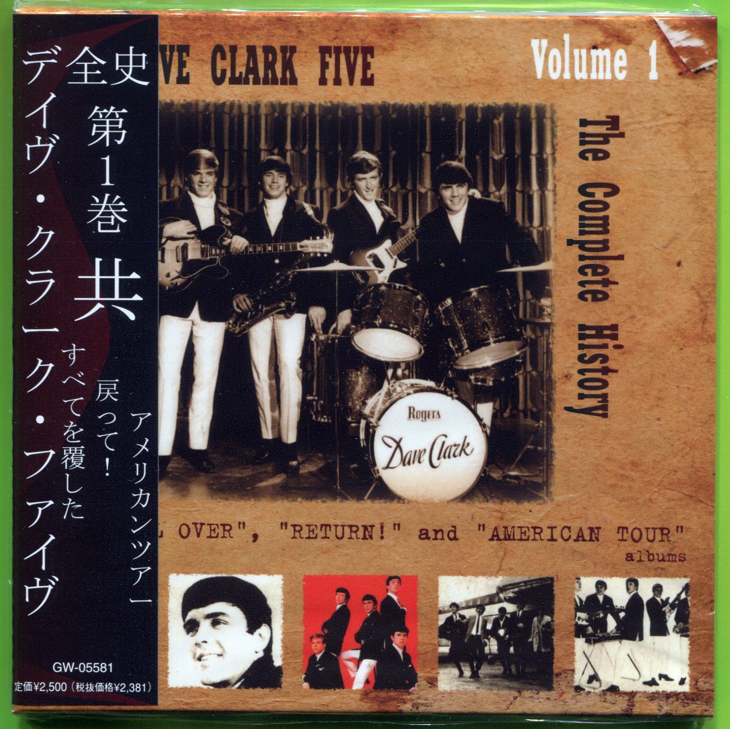Dave Clark Five – The Complete History Vol.1 [Glad All Over/Return!/American Tour] (PCD)