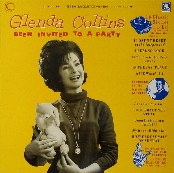 Glenda Collins – Been Invited To A Party: The Singles Collection 1963-1966 (LP)