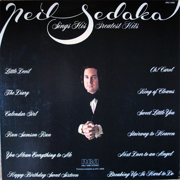Neil Sedaka - Sings His Greatest Hits