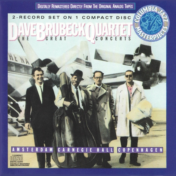 Dave Brubeck Quartet – The Great Concerts…Amsterdam, Copenhagen, Carnegie Hall (CD)