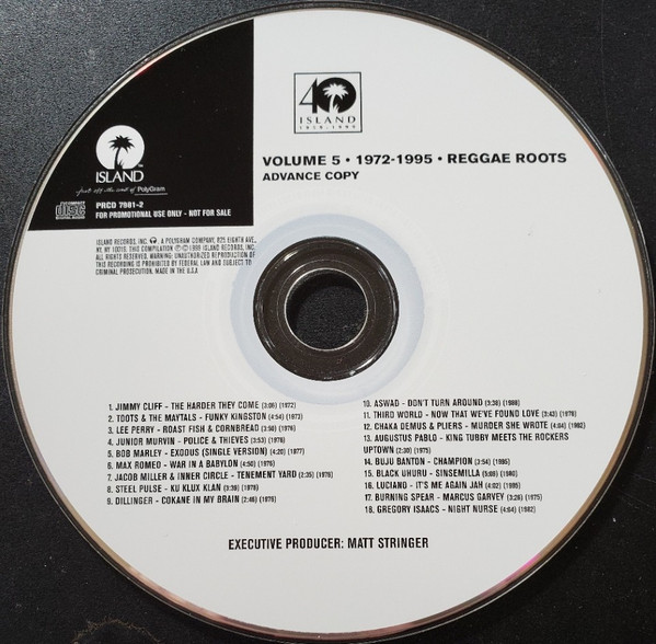 Válogatás – Volume 5: 1972-1995 Reggae Roots (CD)